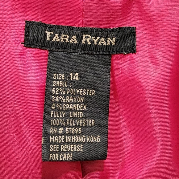 Tara Ryan Blazer with Pink Stitching & Lining - Picture 9 of 10